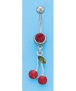 Cherries Surgical Steel Body Bar
