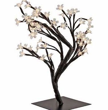 Unbranded Cherry Blossom 48 Light Table Lamp - Black