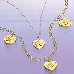 Cherub Pendant & Bracelet Set