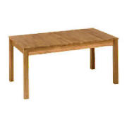 This extendable dining table is from the Chesham range of Solid oak furniture.  The table can seat u