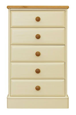 Unbranded CHEST 5 DRAWER MEDIUM TEWKESBURY