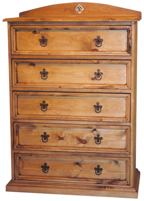 STYLISH 5 DRAWER CHEST OF DRAWERS FROM THE VALETTA RANGE