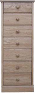 CHEST 7 DRAWER OAK