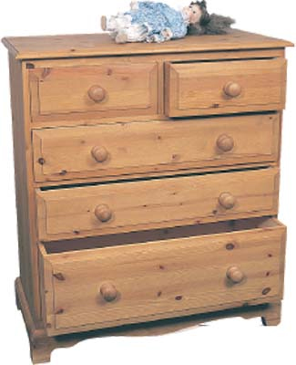 Unbranded CHEST OF DRAWERS 2plus3 ROMNEY