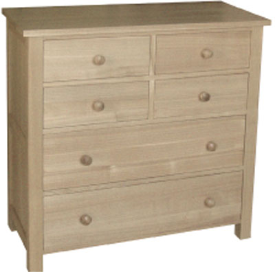 Unbranded CHEST OF DRAWERS GENTS 4 SM OVER 4 LG OILED