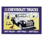 Chevy Truck tribute plaque