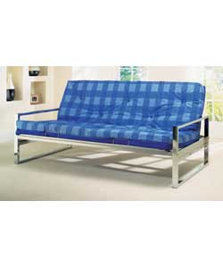 Chicago Futon and Blue Check Mattress