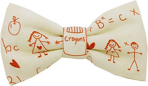 Unbranded Child Drawings Bow Tie
