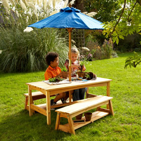 Unbranded Children` Garden Table Set