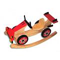 Childrens Wooden Rocking Race Car