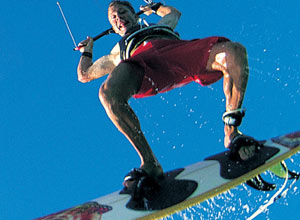 Unbranded Childs kite boarding session