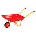 Strong metal wheelbarrow, just right for the tough