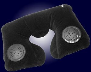 inflatable travel pillow with natural sounds
