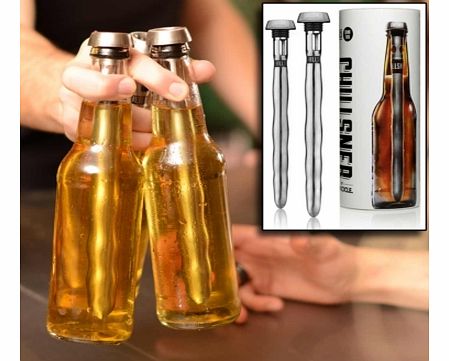 Unbranded Chillsner - Pair of Beer Chiller Sticks 4460C