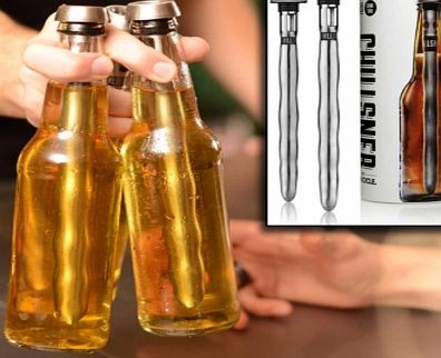 Unbranded Chillsner - Pair of Beer Chiller Sticks 4460CP