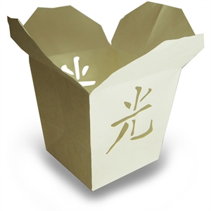 Unbranded Chinese Take Away Style Candle Bags - 8 Pack