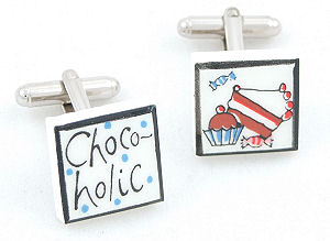 Unbranded Chocoholic Cufflinks