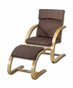 Brown Chocolate Tan Chair