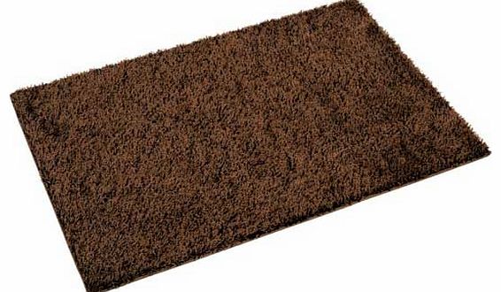 Chocolate Fiji Machine Washable Rug - 200cm x 67cm
