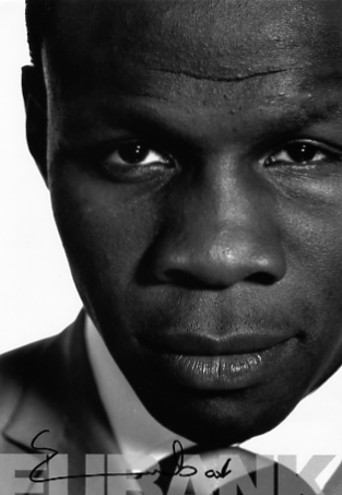 Chris Eubank has signed this black and white promotional photo clearly in black pen. The photo