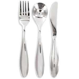 Unbranded Christening Collection 3 Piece Cutlery Set