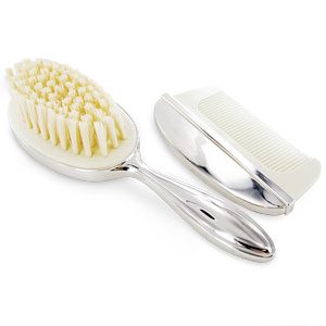 Unbranded Christening Collection Brush and Comb Set
