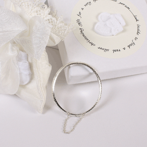 Unbranded Christening Sterling Silver Bangle