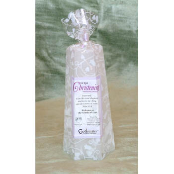 The Christening Candle. This candle is not just a candle it is many things in one gift