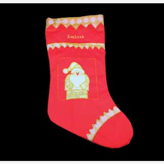 Christmas Stocking Red/Gold
