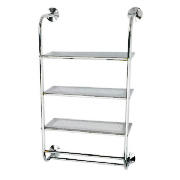 Unbranded Chrome 3 Tier Wall Mounted Shelf Unit