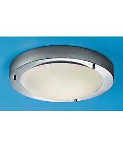 Unbranded Chrome Bathroom IP44 Flush Ceiling Light