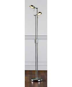 Unbranded Chrome Double Floor Lamp