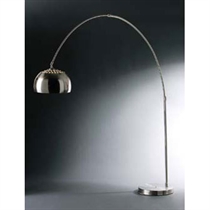 Unbranded Chrome Effect C Shaped Large Floor Lamp