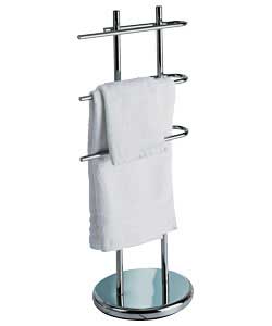 Unbranded Chrome Freestanding Towel Stand