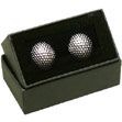 Chrome Golf Ball Cufflinks