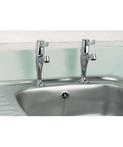 Chrome High Neck Lever Kitchen Taps