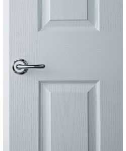 Unbranded Chrome Internal Door Handle Set with Round Rose