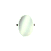 Chrome Novis Oval Mirror