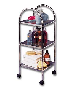 Chrome Plated 3 Tier Bathroom Organiser