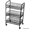 Unbranded Chrome-Plated Robust Vegetable Trolley