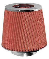 Unbranded Chrome/Red Mesh Funnel Filter