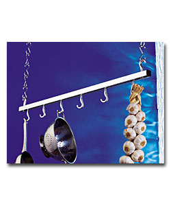 Chromed Aluminium Hanging Bar