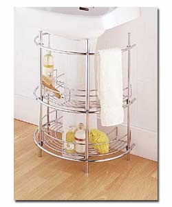 Chromed Under Basin Storage.