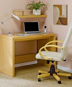 Size (H)76, (W)110, (D)59cm.Modern and stylish desk.Ideal for laptops or PCs.Suitable for 20kg monit