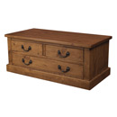 Chunky Plank Pine 2 over 1 coffee table furniture