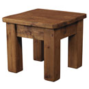 Chunky Plank pine lamp table furniture