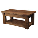 Chunky Plank Pine large pot board coffee table