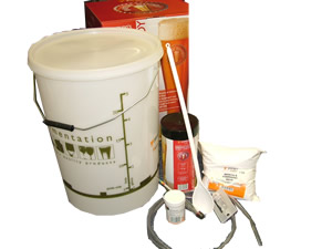 This starter kit allows you to custom build your own micro brewery with a cider kit and barrelbottle