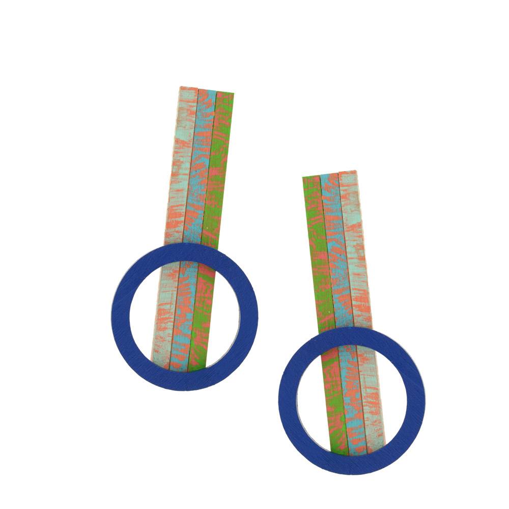 Unbranded Circle Drops - Blue