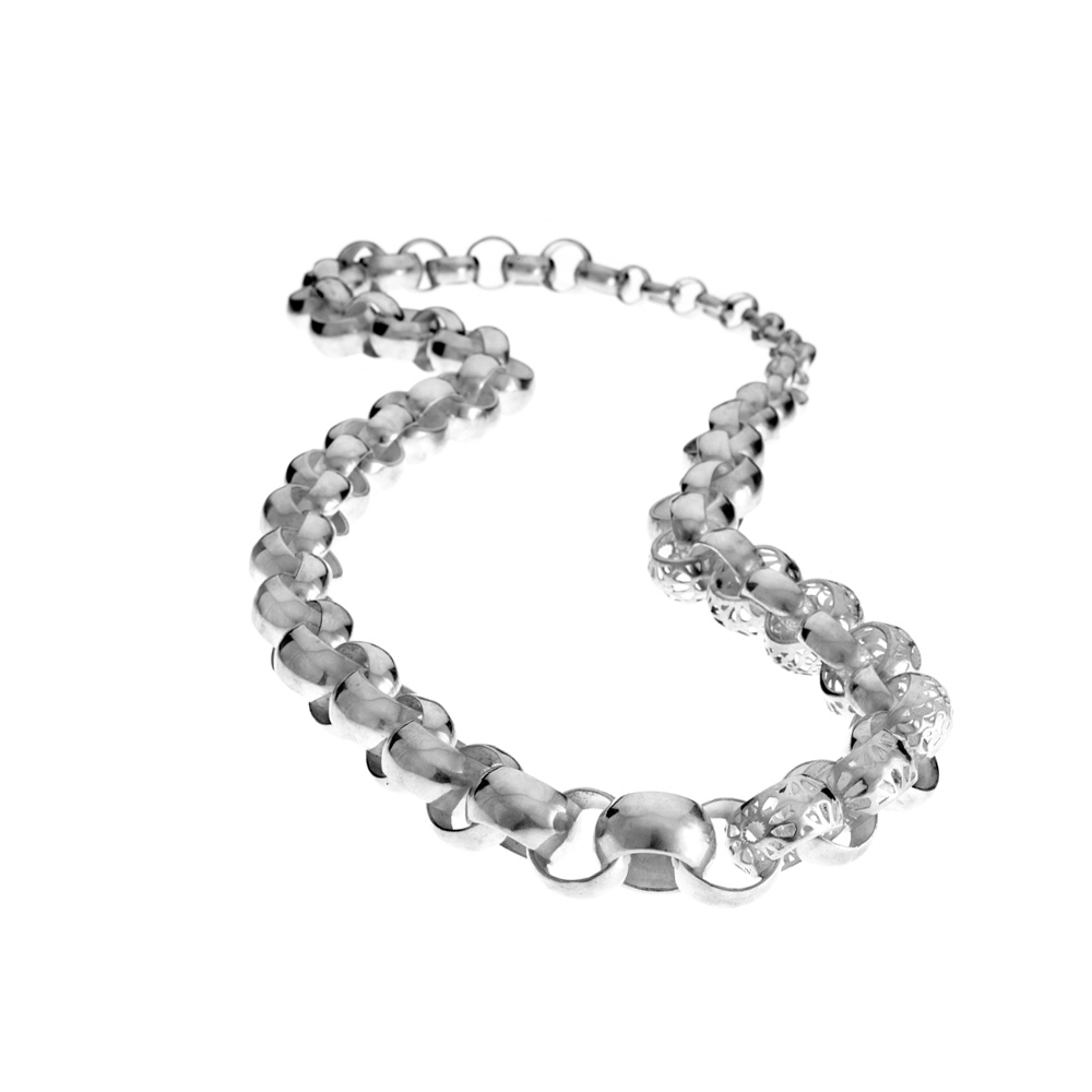 Unbranded Circle Link Chain- Silver
